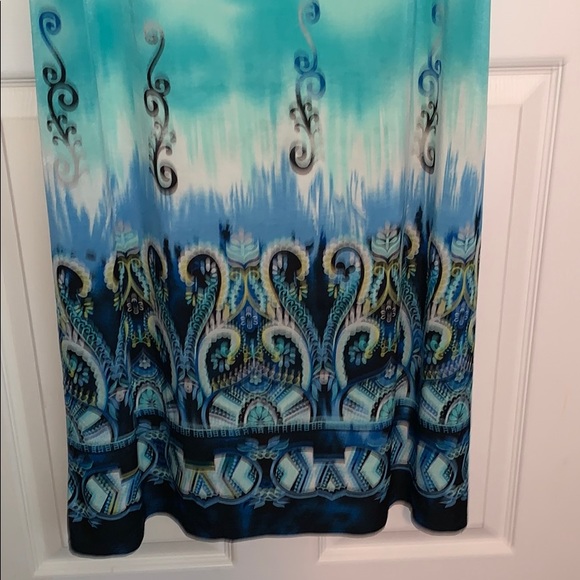 Halter Turquoise&Navy Maxi Large - Picture 7 of 8